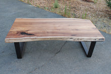 Load image into Gallery viewer, Black Acacia Coffee Table (Single Slab)