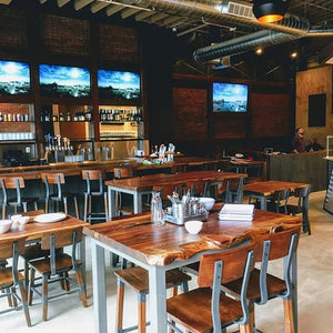 Live Edge Wooden Restaurant tables 
